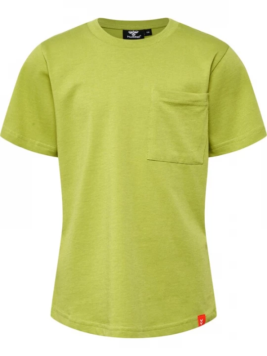 Foto van product Hummel Shirt limoen / oranjerood