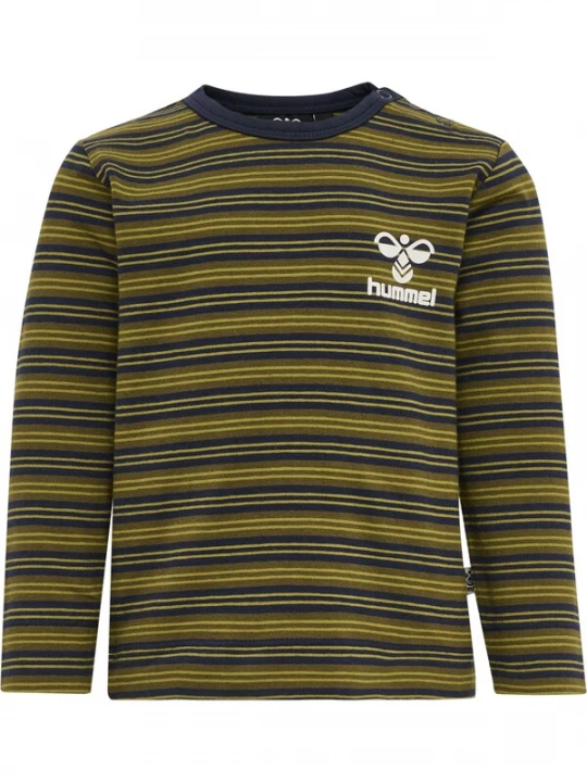 Foto van product Hummel Shirt marine / olijfgroen / lichtgroen