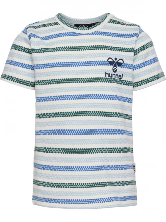 Foto van product Hummel Shirt marine / pastelblauw / donkergroen / offwhite