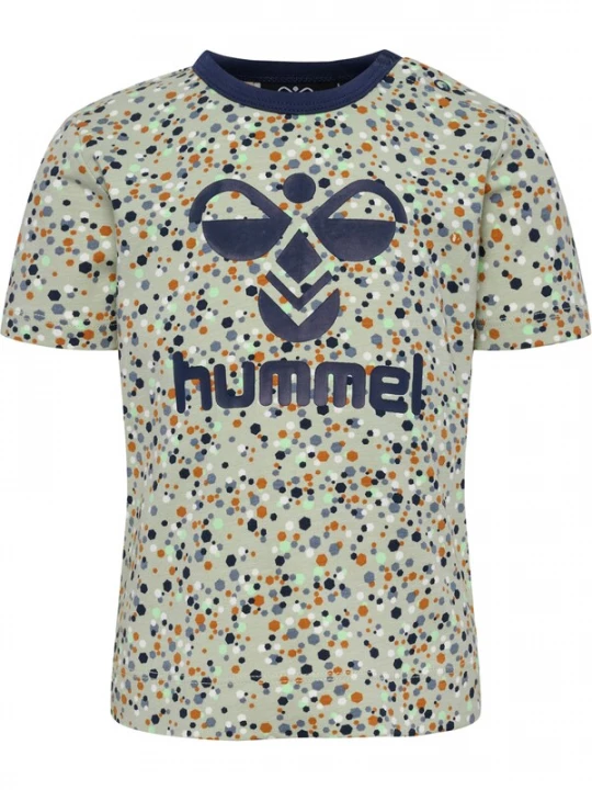 Foto van product Hummel Shirt marine / pastelgroen / oranje