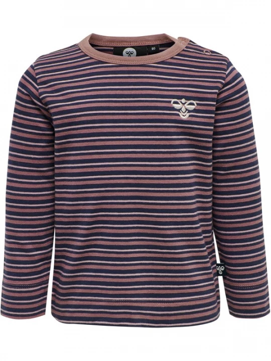 Foto van product Hummel Shirt marine / rose-goud / rosa / wit