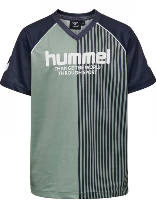 Foto van product Hummel Shirt navy / groen / wit