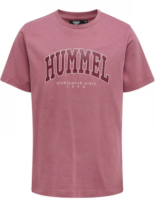 Foto van product Hummel Shirt oudroze / donkerroze / wit