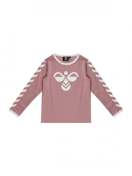 Foto van product Hummel Shirt oudroze / wit