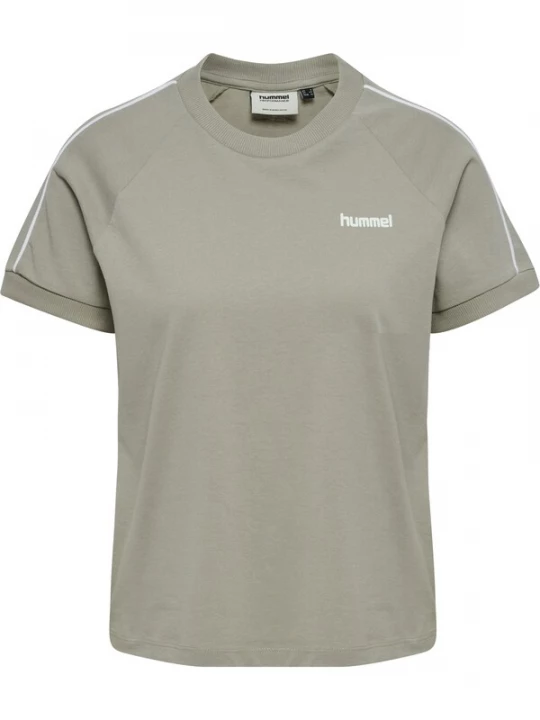 Foto van product Hummel Shirt 'Pulse' stone grey / wit