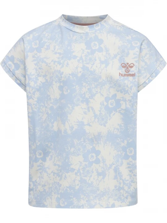 Foto van product Hummel Shirt 'S / S' lichtblauw / wit