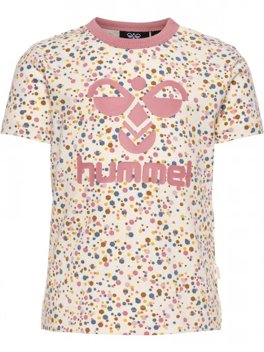 Foto van product Hummel Shirt saffier / bruin / poederroze / oudroze