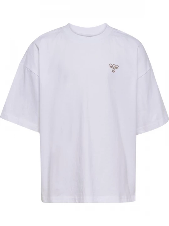 Foto van product Hummel Shirt 'Silly' donkerbeige / blauw / wit