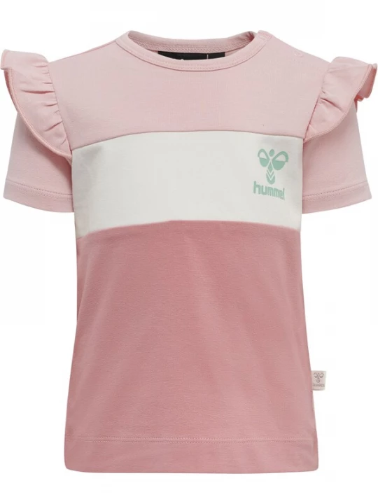 Foto van product Hummel Shirt 'SLA' crème / groen / mauve