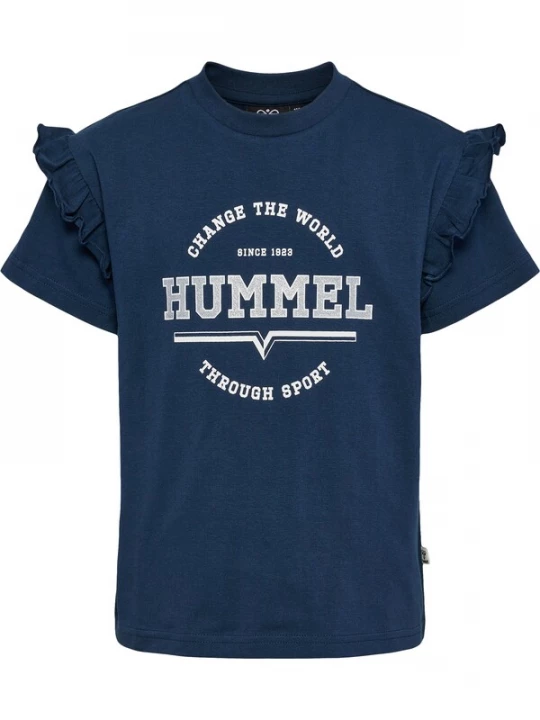 Foto van product Hummel Shirt 'Violet' marine / wit