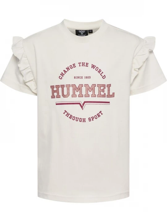 Foto van product Hummel Shirt 'Violet' roestrood / offwhite