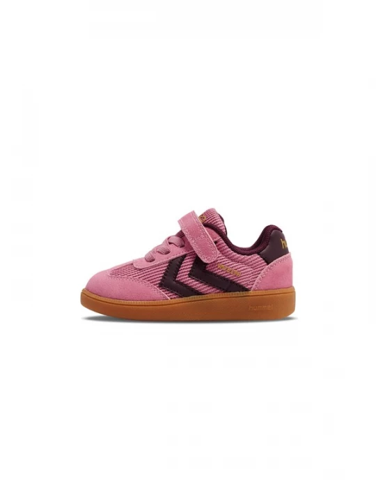Foto van product Hummel Sneakers grijs / wijnrood