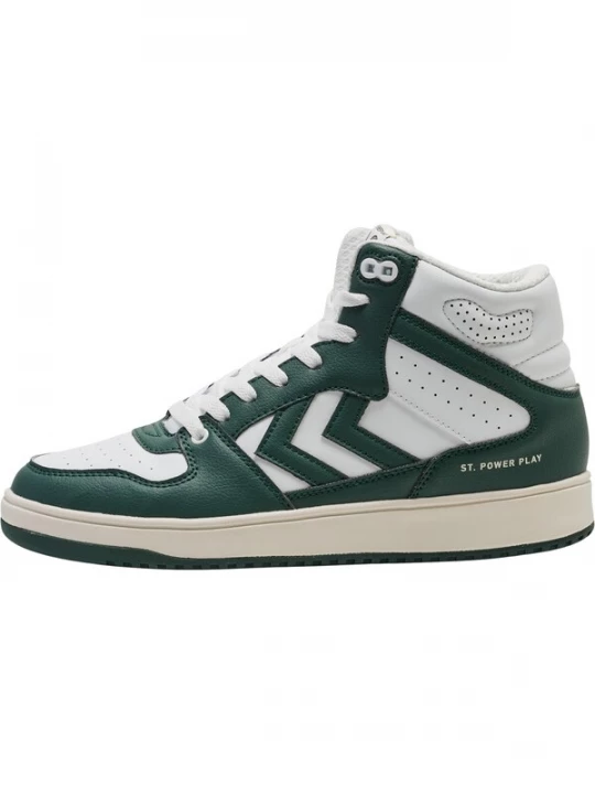 Foto van product Hummel Sneakers hoog donkergroen / wit