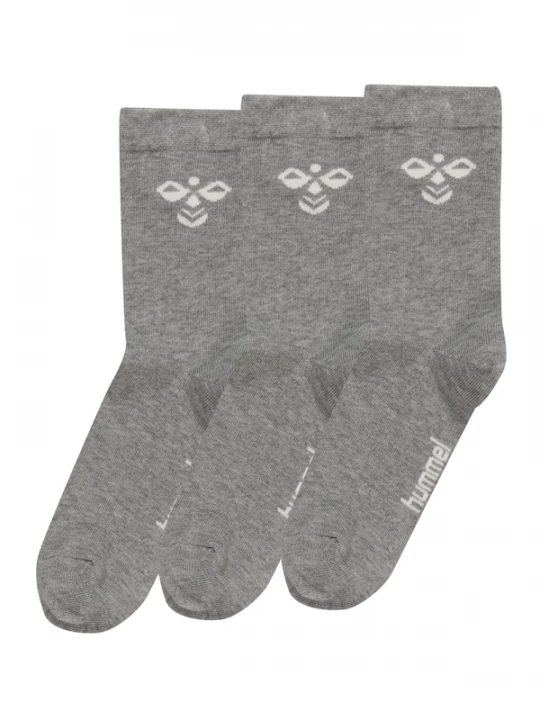 Foto van product Hummel Sokken 'Sutton' grijs gemêleerd / wit