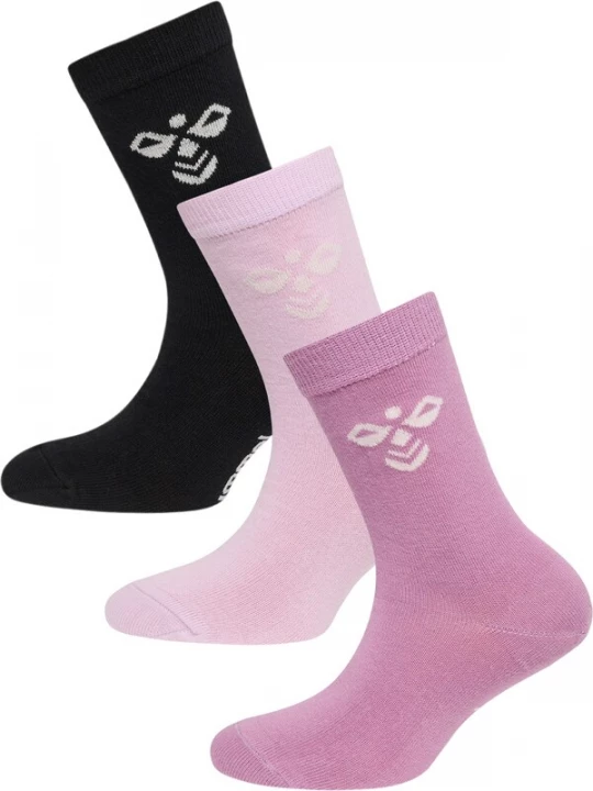 Foto van product Hummel Sokken 'Sutton' lila / rosa / zwart / wit