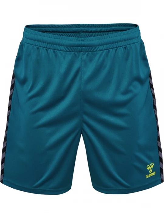 Foto van product Hummel Sportbroek 'Authentic' cyaan blauw / grijs / lichtgroen / zwart
