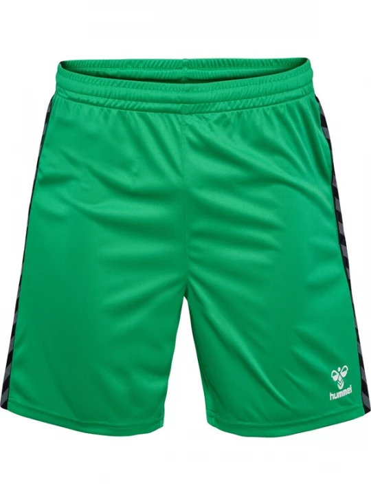 Foto van product Hummel Sportbroek 'Authentic' donkergrijs / grasgroen / zwart / wit