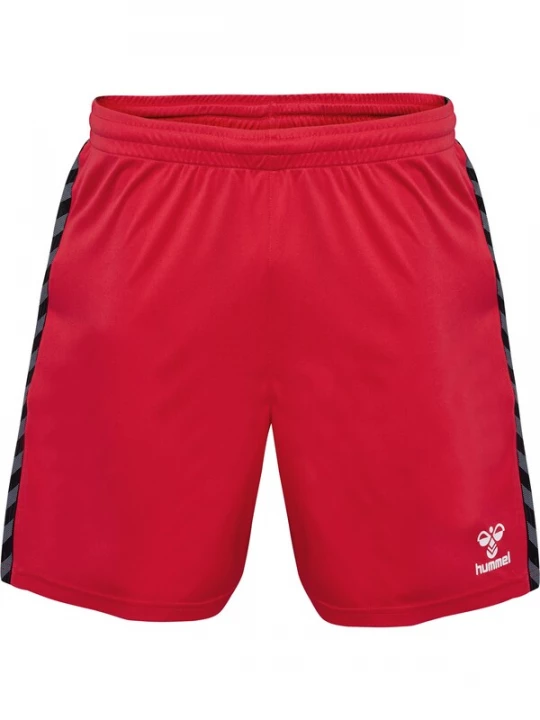Foto van product Hummel Sportbroek 'Authentic' donkergrijs / vuurrood / zwart / wit