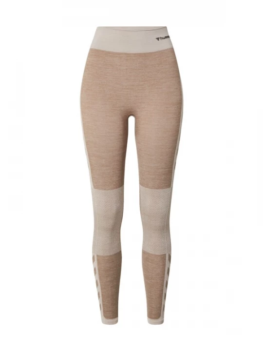 Foto van product Hummel Sportbroek beige / beige gemêleerd / zwart