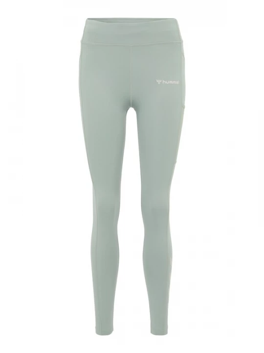 Foto van product Hummel Sportbroek 'Chipo' grijs / pastelgroen / wit