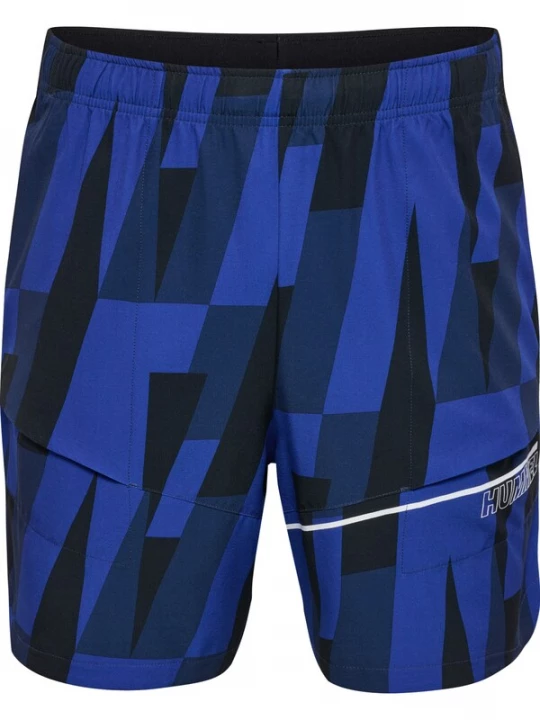 Foto van product Hummel Sportbroek 'Court' kobaltblauw / zwart / wit
