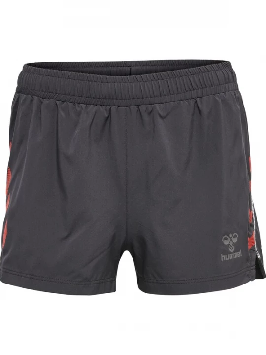 Foto van product Hummel Sportbroek grijs / oranjerood / wit