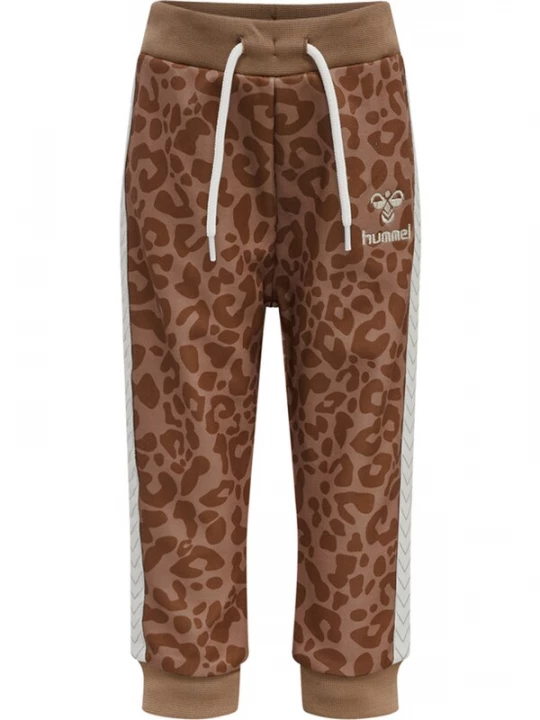 Foto van product Hummel Sportbroek 'NAOMI' lichtbruin / donkerbruin / grijs / wit
