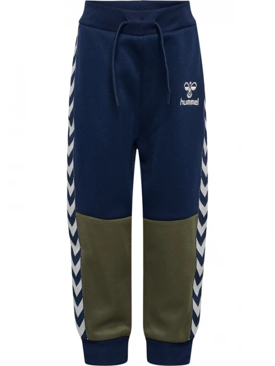 Foto van product Hummel Sportbroek 'OLEK' navy / olijfgroen / wit