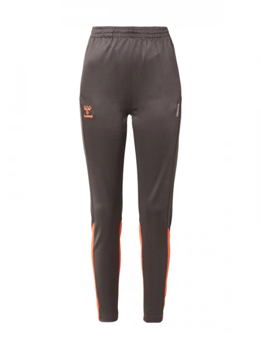 Foto van product Hummel Sportbroek 'Ongrid' donkergrijs / neonoranje