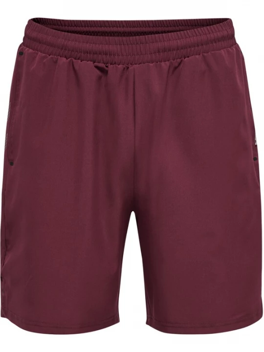 Foto van product Hummel Sportbroek stone grey / roodviolet / wit