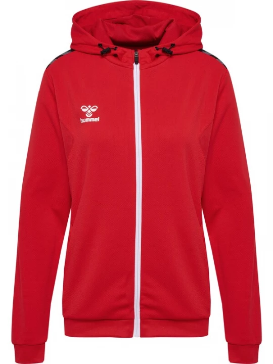 Foto van product Hummel Sportief sweatvest 'AUTHENTIC' cranberry / zwart / wit