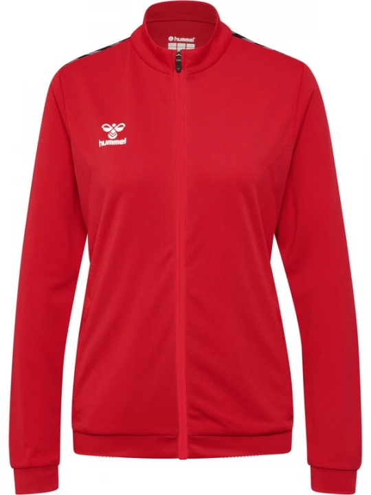 Foto van product Hummel Sportief sweatvest 'Authentic' donkerrood / wit