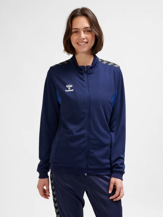 Foto van product Hummel Sportief sweatvest 'Authentic' marine / donkerblauw / zwart / wit