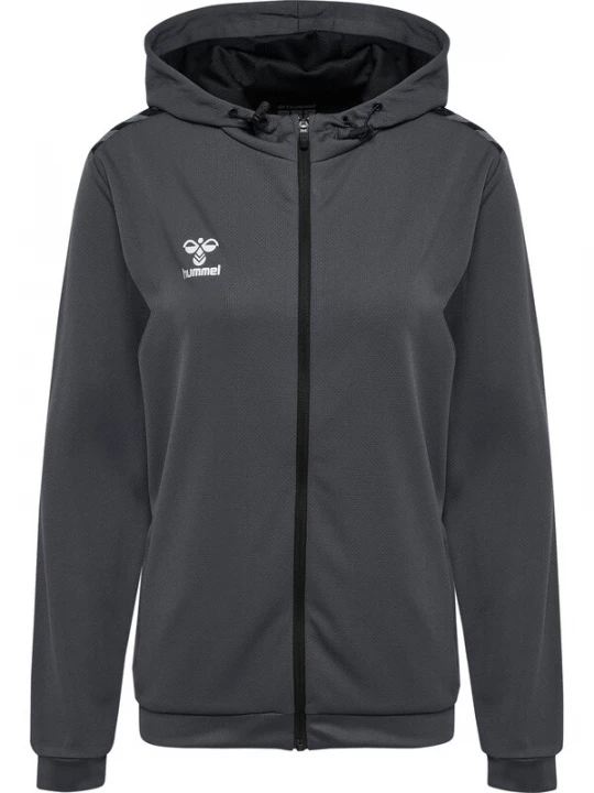 Foto van product Hummel Sportief sweatvest 'AUTHENTIC PL' donkergrijs / zwart / wit