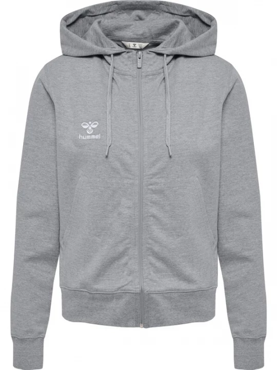Foto van product Hummel Sportief sweatvest 'Go 2.0' stone grey / wit