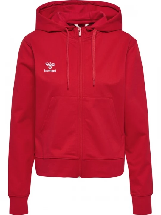 Foto van product Hummel Sportief sweatvest 'GO 2.0' vuurrood / wit