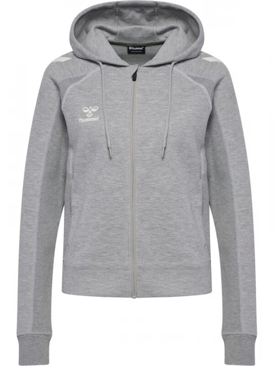 Foto van product Hummel Sportief sweatvest grijs gemêleerd