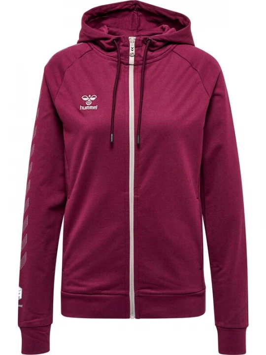 Foto van product Hummel Sportief sweatvest 'Move' bessen / wit
