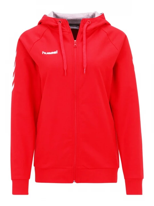 Foto van product Hummel Sportief sweatvest vuurrood / wit