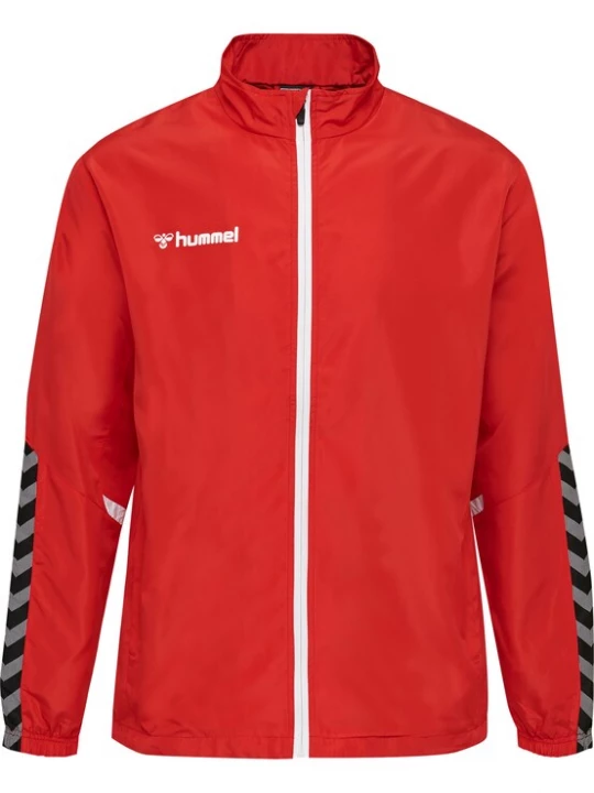Foto van product Hummel Sportjas 'Authentic' donkergrijs / rood / zwart / wit