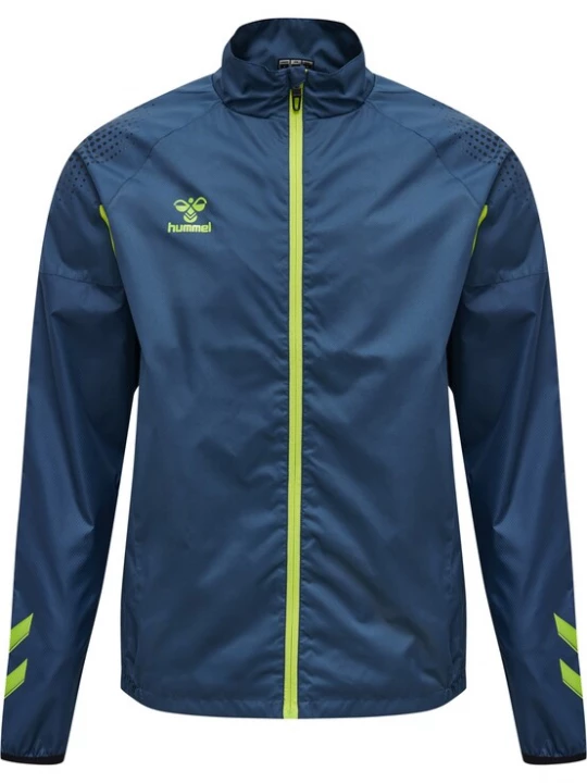 Foto van product Hummel Sportjas donkerblauw / neongroen