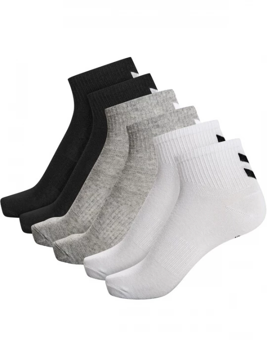 Foto van product Hummel Sportsokken 'CHEVRON' grijs gemêleerd / zwart / wit