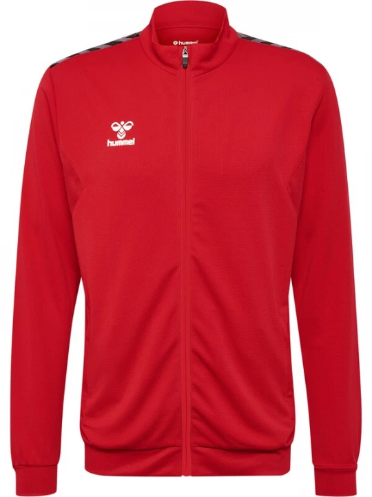 Foto van product Hummel Sportsweatvest 'Authentic' grijs / cranberry / zwart / wit