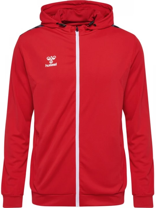 Foto van product Hummel Sportsweatvest 'Authentic' grijs / cranberry / zwart / wit