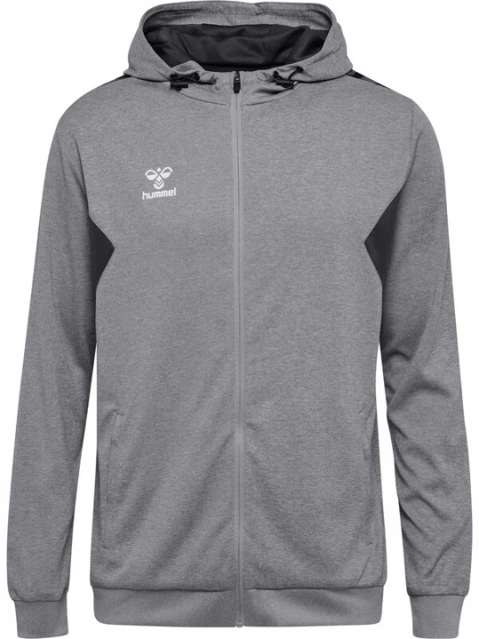 Foto van product Hummel Sportsweatvest 'AUTHENTIC' stone grey / wit