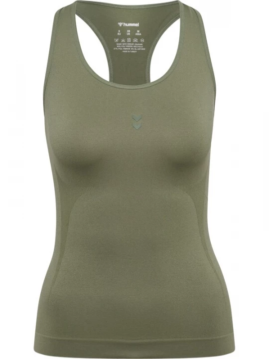 Foto van product Hummel Sporttop 'FLOW' olijfgroen