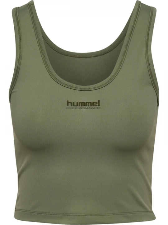 Foto van product Hummel Sporttop 'Hiit Intensity' olijfgroen / zwart
