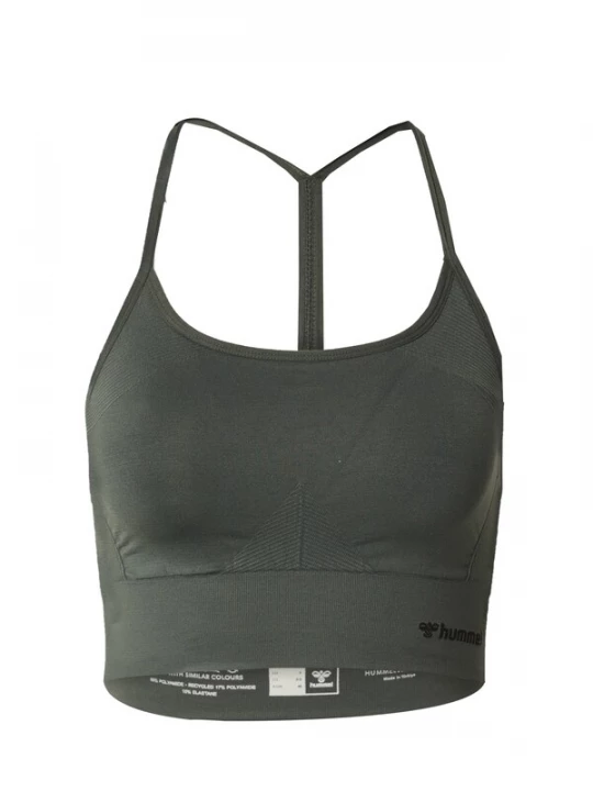 Foto van product Hummel Sporttop 'Tiffy' olijfgroen / zwart