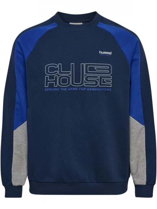 Foto van product Hummel Sweatshirt enziaan / donkerblauw / grijs