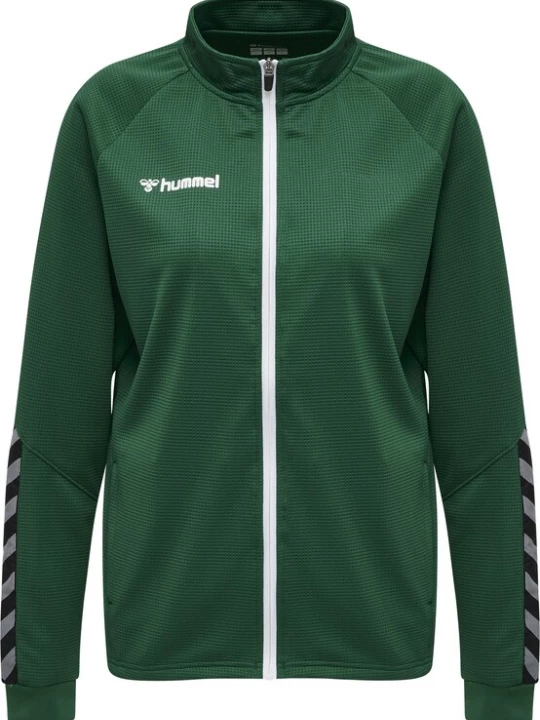 Foto van product Hummel Trainingsjack 'Authentic' donkergroen / zwart / wit